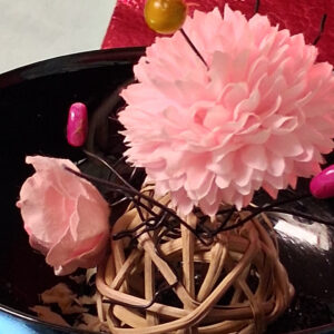 coupe decorative en ceramique noire